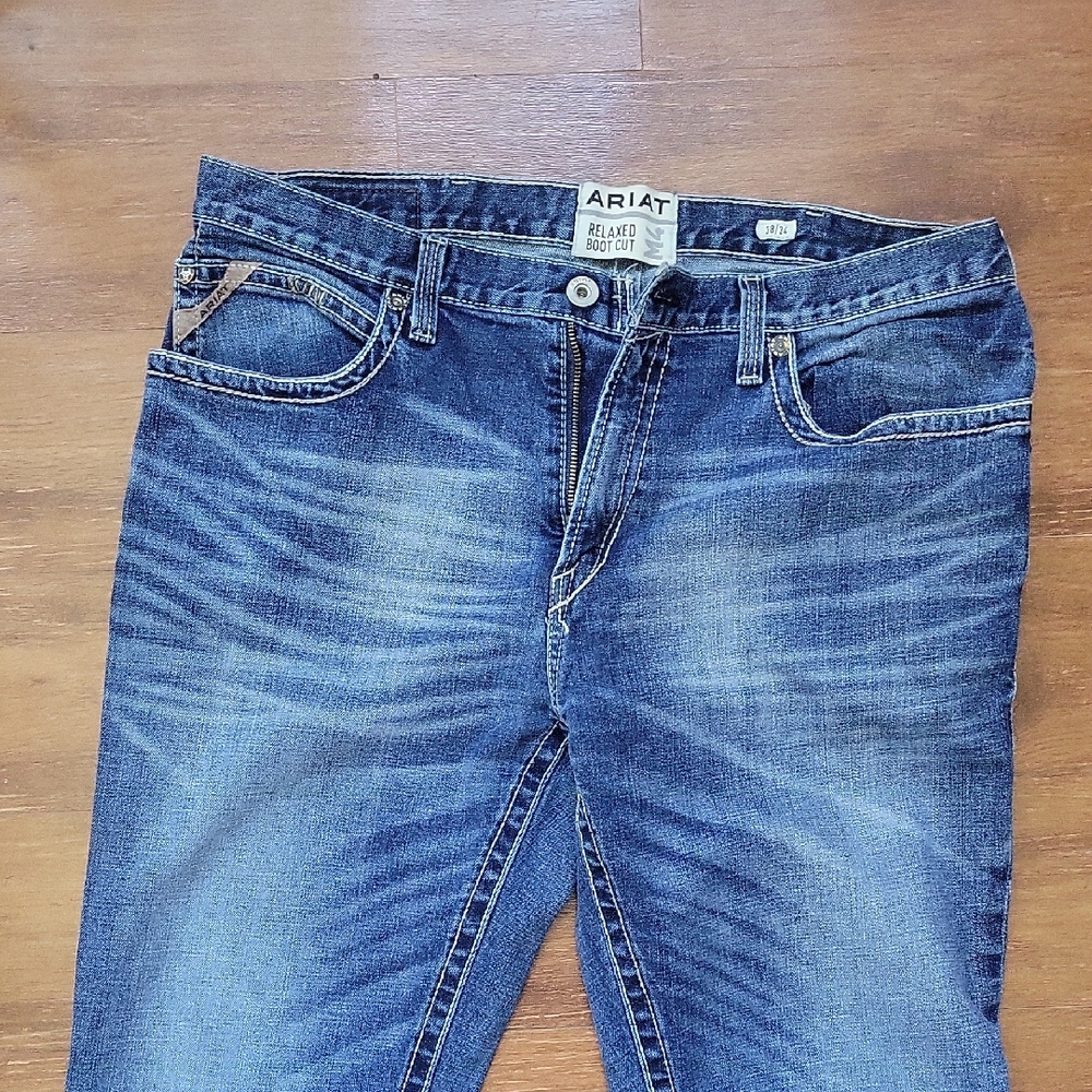 Ariat Blue Denim Boot Cut Jeans #2